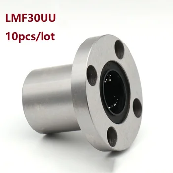 10pcs/daudz LMF30UU LMF30 Atloka Lineāro Krūmi lineāro Gultņu atloka lineāro lodīšu gultņiem uz lineāras vārpstu CNC 3D printeri
