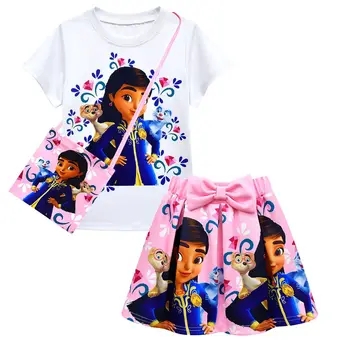 Mira Royal Detektīvs Baby Meitenes Princese Kleitas Uzvalks Vasaras Bērnu Bikses Toddler Apģērbu Cosplay Tērpiem, Kas Noteikts Bērniem Puse