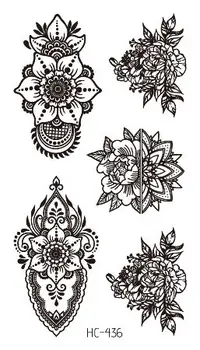 Rožu Peoniju Ziedu Pagaidu Tetovējumu Uzlīmes Ūdensizturīgs Sievietēm, Vīriešiem, Pieaugušajiem, Viltus Body Art Jauns Dizains 10.5X6cm Bērniem Rokas Tetovējums